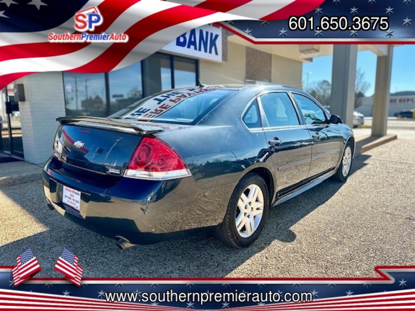 2012 BLACK CHEVROLET IMPALA LT (2G1WB5E39C1) , located at 922 W. Beacon St., Philadelphia, MS, 39350, (601) 650-3675, 32.770447, -89.127151 - Photo#5